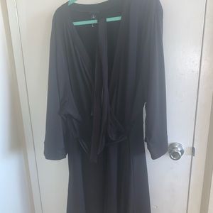 Black wrap dress